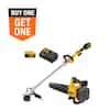 DEWALT 20V MAX Cordless Battery Powered String Trimmer & Blower Combo Kit with (1) 4 Ah Battery & Charger DCKO222M1