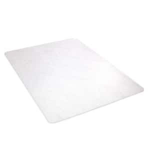 Hard Floor Clear 36 in. x 48 in. Vinyl EconoMat without Lip Chair Mat