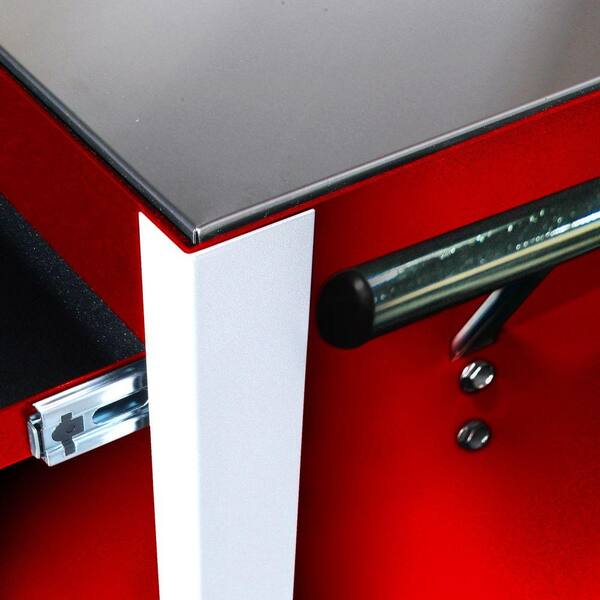 International - SHD Series 35 in. 6-Drawer Cabinet, Red
