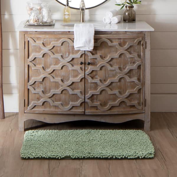 Metaphor Oregano 20 in. x 34 in. Micro Denier Polyester Bath Mat