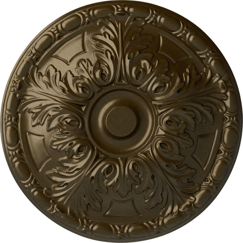 "15-3/4"" x 5/8"" Granada Urethane Ceiling Medallion (Fits Canopies upto 4-1/4""), Brass" price history on PriceWatchPro