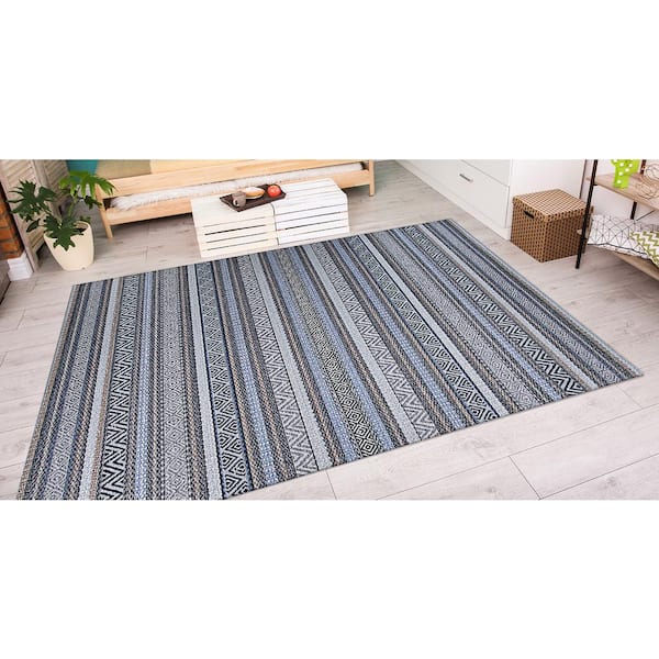 Cape Cobija Gris 4 ft. x 6 ft. Indoor/Outdoor Area Rug