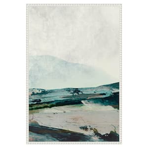 Mountain Mists by Dan Hobday 1-Piece Floater Frame Giclee Abstract Canvas Art Print 33 in. x 23 in.