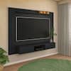 MAYKOOSH 70 in. Multi Storage Wall Media Center in Black 13453MK - The Home Depot