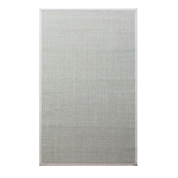 A1 Home Collections A1HC Ivory 5x8 ft. Solid Sisal Fiber Area Rugs with Non-Skid Latex Backing, Rectangle, Dining or Living Room