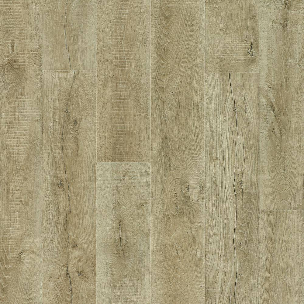 Pergo Outlast+ Sesame Walters Oak 12 mm T x 7.4 in. W Waterproof Laminate Wood Flooring (19.63 sqft/case), Medium