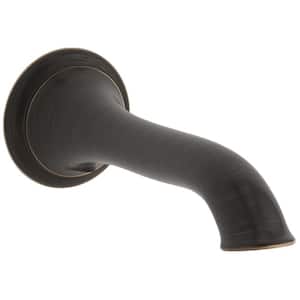 Artifacts 8 in. Wall Mount Bath Spout with Flare Design, Oil-Rubbed Bronze