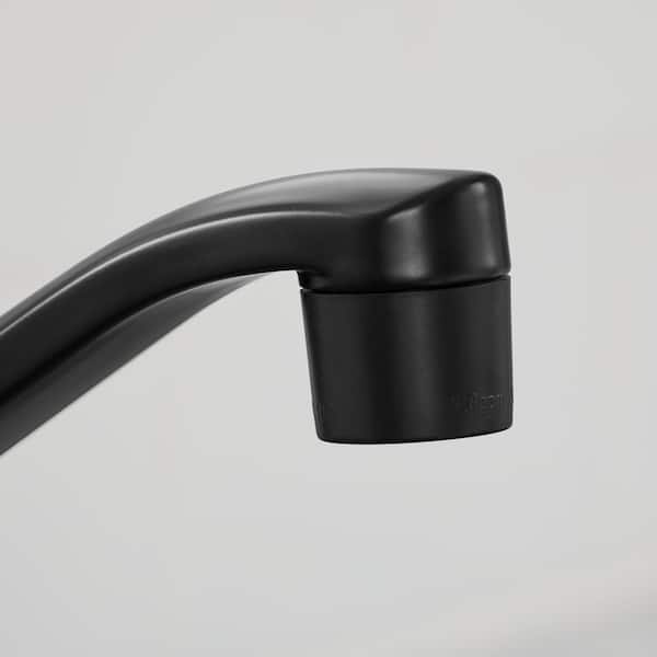 Glacier Bay Builders Single-Handle Standard Kitchen Faucet in Polished