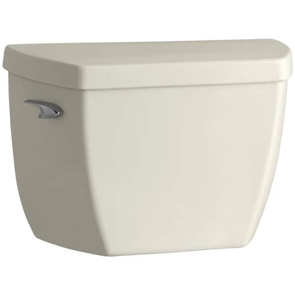 KOHLER Highline 1.0 GPF Single Flush Toilet Tank Only in Biscuit