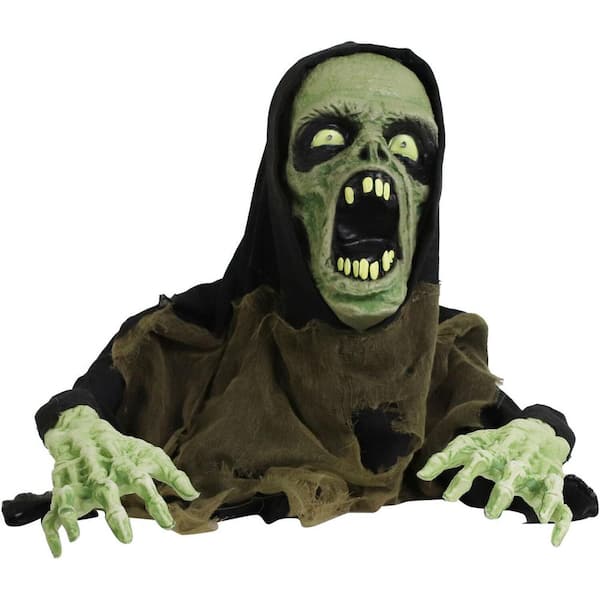 Décor Zombie Animé Halloween Groud Breaker 2 Ft - Figurine Animatronique ATC - Neuf Sous Blister