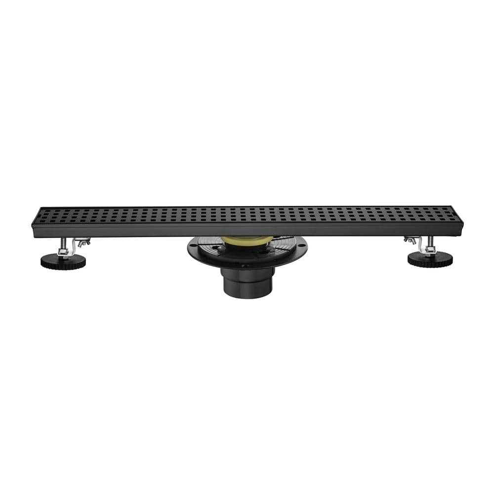 24 in. Square Shower Floor Drain with Flange, Pattern Grate Removable, Food-Grade SUS 304 Stainless Steel price history on PriceWatchPro