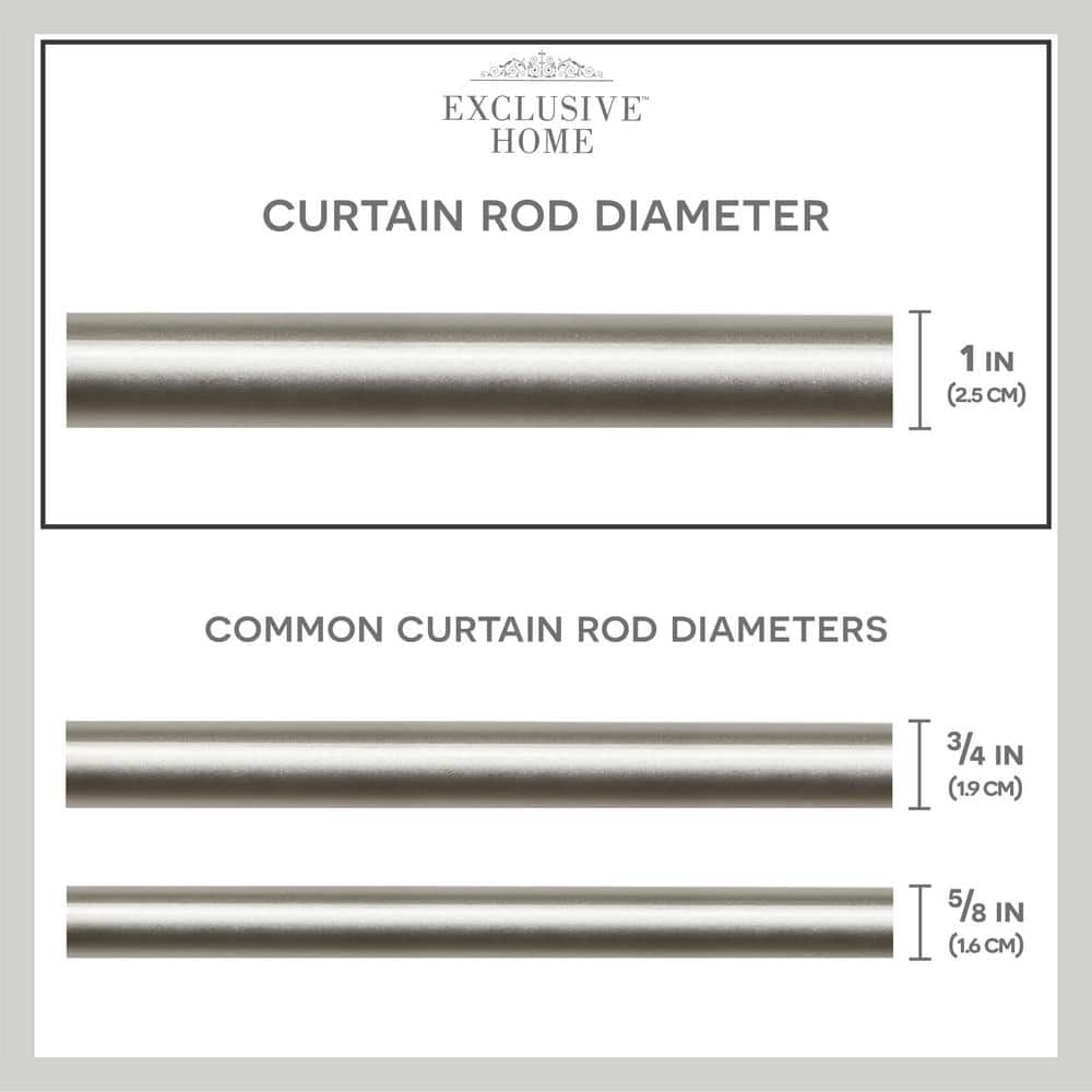 Amalgamated Textiles Adjustable Single Curtain Rod
