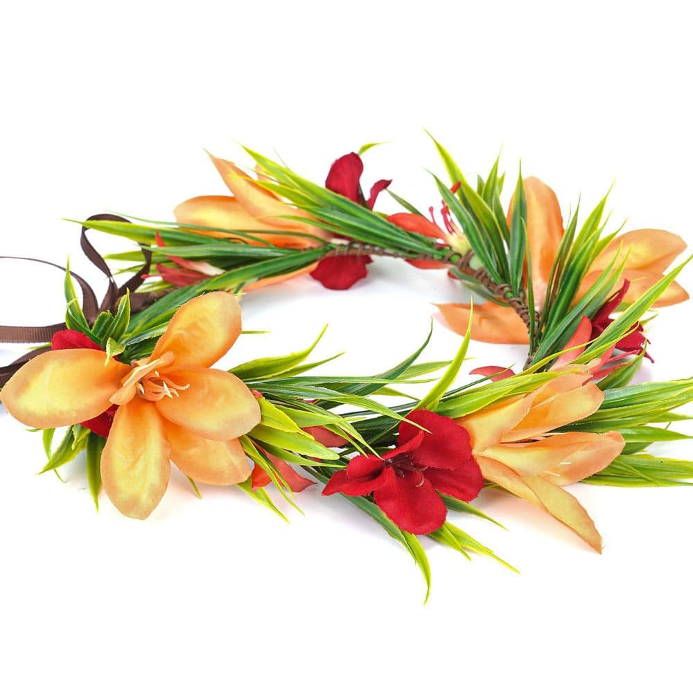 1.26 in. Artificial Pink Yellow Orange Purple Indoor Outdoor