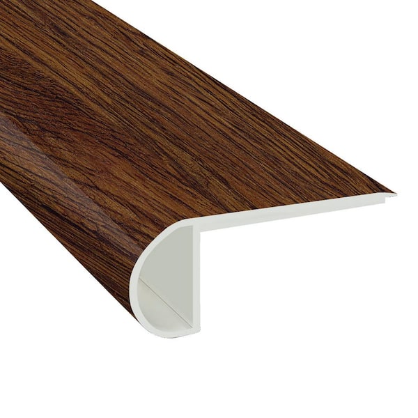 A&A Surfaces Antique Mahogany 3/4 in. T x 2.75 in. W x 94 in. L Luxury Vinyl Flush Stair Nose Molding