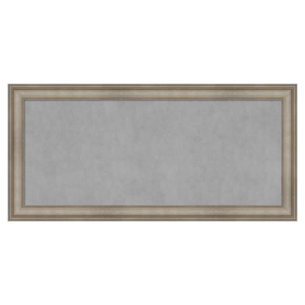 Mezzanine Antique Silver Narrow 53 in. x 25 in. Framed Magnetic Board price history on PriceWatchPro