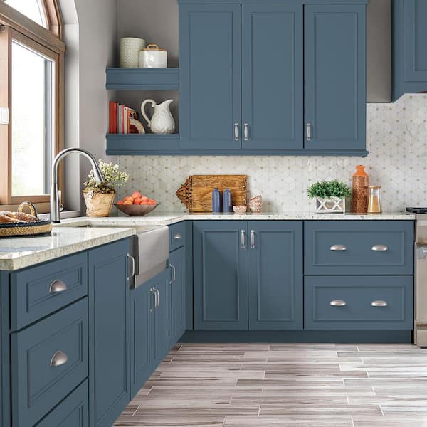 1 gal. #SC-107 Wedgewood Satin Enamel Interior/Exterior Cabinet, Door & Trim Paint