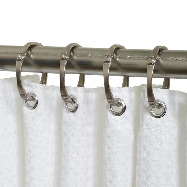 NeverRust Decorative Shower Rings in Nickel (12-Pack)