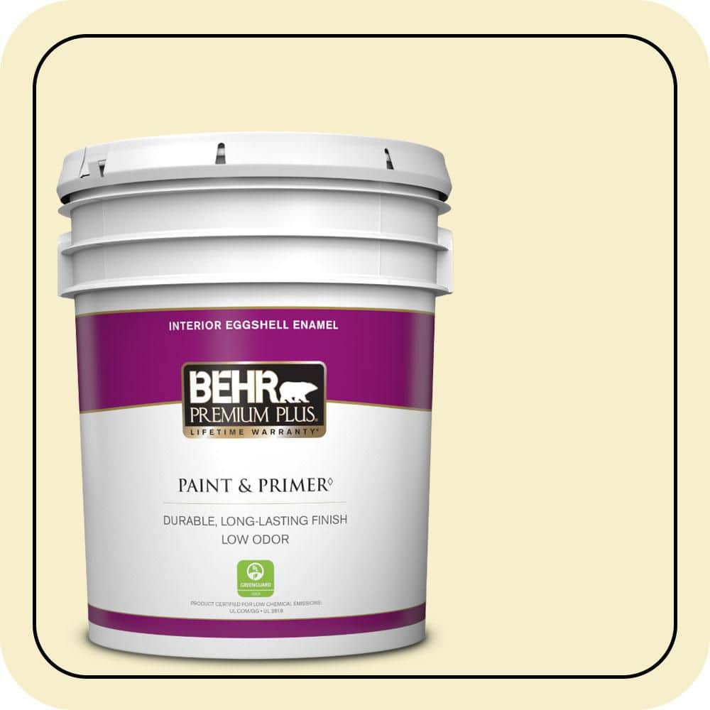 5 gal. #ECC-11-1 Daybreak Sun Eggshell Enamel Low Odor Interior Paint & Primer price history on PriceWatchPro