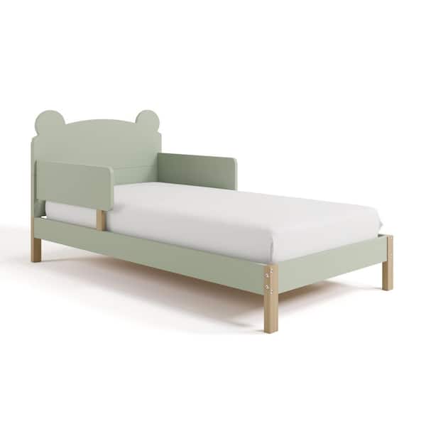 Teddy Bear Sage with Driftwood Toddler Bed