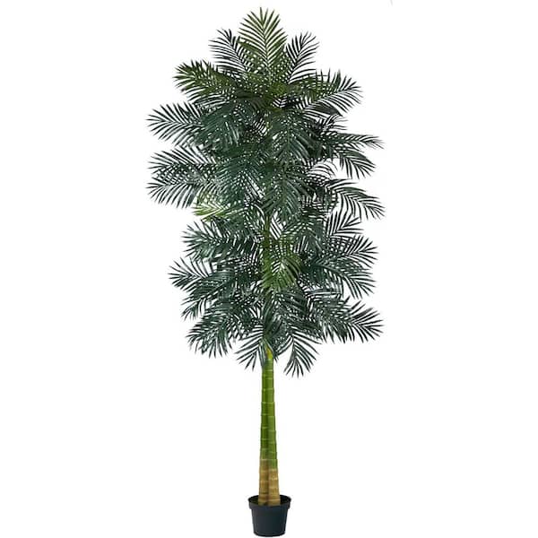 10ft. Double Stalk Golden Cane Artificial Palm Tree