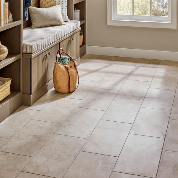 LifeProof Limestone 12 in. x 24 in. Glazed Porcelain Floor and Wall Tile (15.6 sq. ft. / case) LifeProof Limestone 12 in. x 24 in. Glazed Porcelain Floor and Wall Tile (15.6 sq. ft. / case)