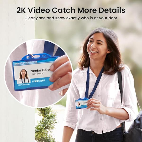 半額✨AOSU Video Doorbell ドアベル 防犯 未使用 AOSU V8S Wireless Video Doorbell Camera | Wellbots | Free Shipping