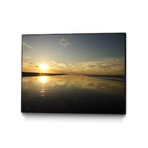 "Sunset Walk" by Daniel Stanford Framed Abstract Wall Art Print 14 in. x 11 in.
