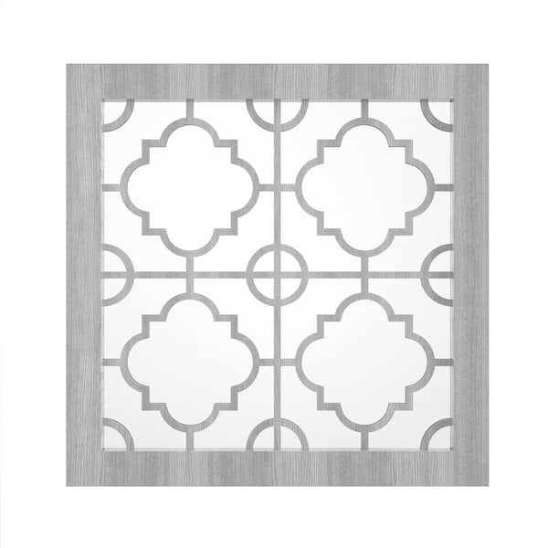 KOHROS 12 in. x 12 in. Classic Square Framed Decorative Mirror