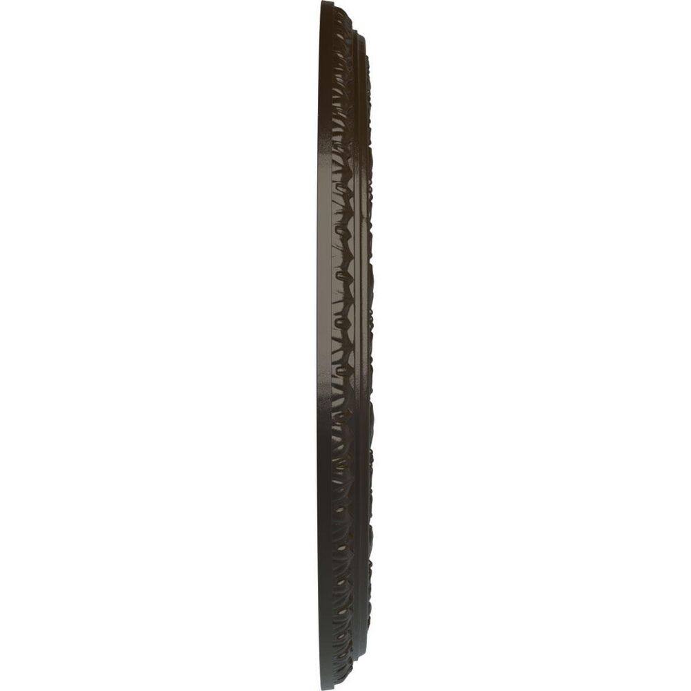 Stone Hearth Painted Polyurethane Ceiling Medallion, 35.125-Inches