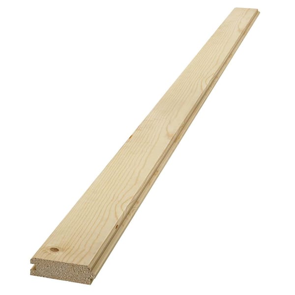 Pattern Stock Tongue and Groove Board (Common: 2 in. x 6 in. x 12 ft.;  Actual: 1.375 in. x 5.37 in. x 144 in.) 2612STG - The Home Depot
