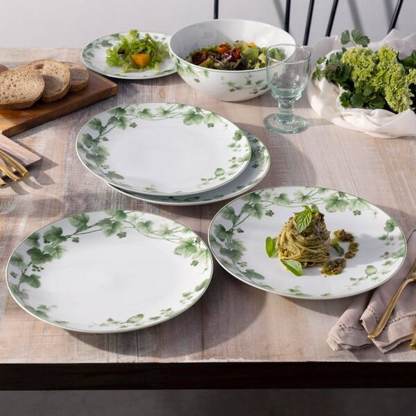 Noritake Noritake Ivy Whisper 10.5 in. Porcelain (Green) Dinner