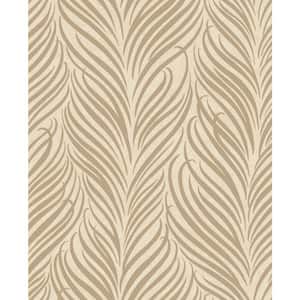 Alfie Wheat Botanical Paper Strippable Roll (Covers 56.4 sq. ft.)