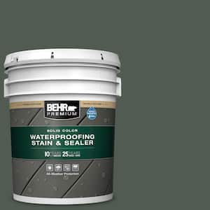 5 gal. #N420-7 Alpine Trail Solid Color Waterproofing Exterior Wood Stain and Sealer