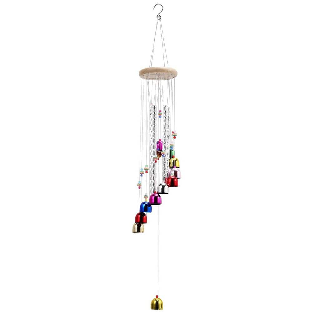 26.3 in. H Aluminum Pleasant Colorful Wind Chimes