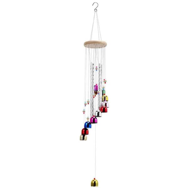 Unbranded 26.3 in. H Aluminum Pleasant Colorful Wind Chimes
