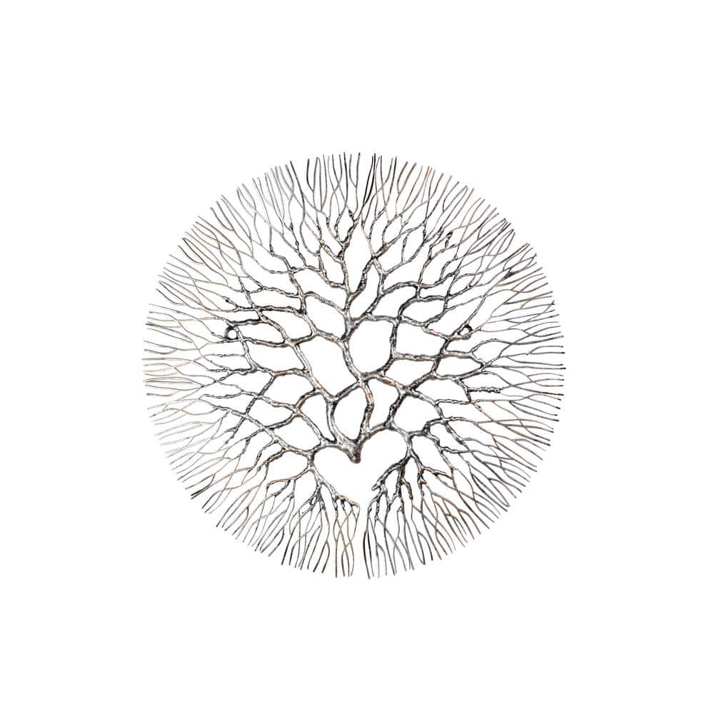 Peterson Artwares Median 17.7 in. Wrought Iron Coral PH1902 The Home Depot