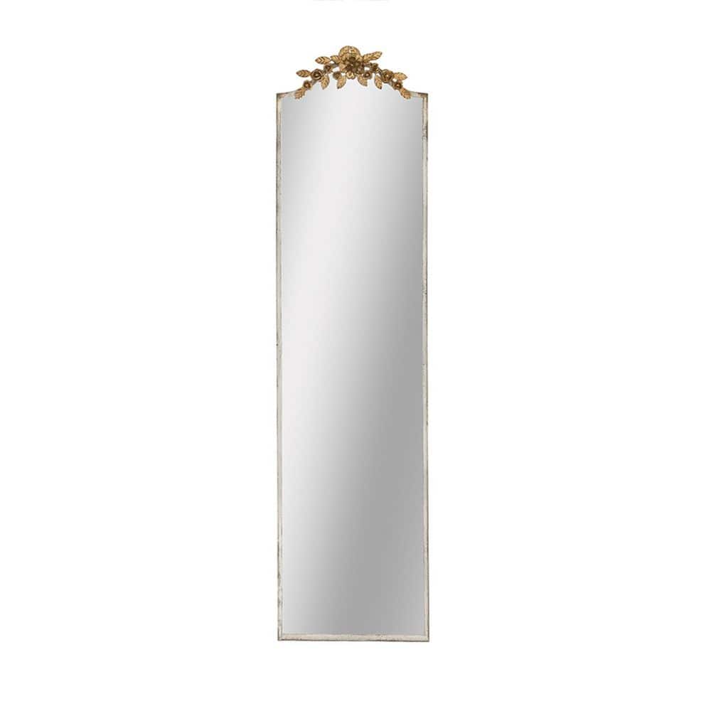 Gold 18.1 in. W x 70.9 in. H Large Rectangular Full-Length Mirror with Dist