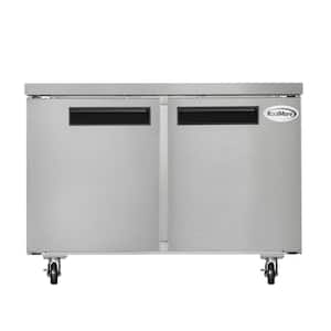 48 in. Commercial Undercounter Freezer in Stainless-Steel