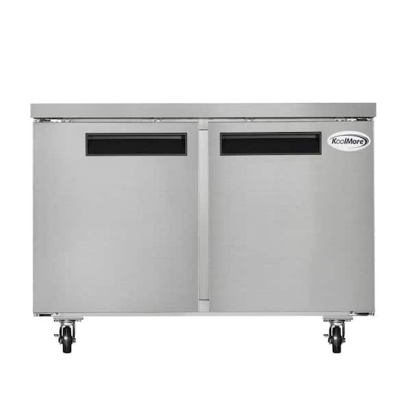 Koolmore 48 in. Commercial Undercounter Freezer in Stainless-Steel