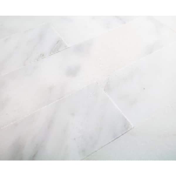 Ivy Hill Tile Brushed Oriental 2 in. x 8 in. Marble Tile (9-Piece/ 1 sq.ft./case)