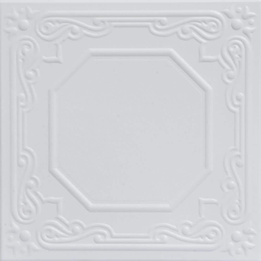 Topkapi Palace UltraPureWhite-Satin(Behr) 1.6 ft. x 1.6 ft. Decorative Foam