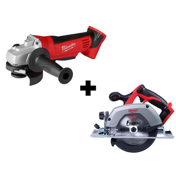 Milwaukee M18 4-1/2 in. Cordless Cut-Off/Grinder With M18 6-1/2 in 