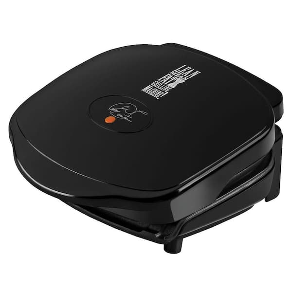 George Foreman 2-Serving Classic Plate Electric Indoor Grill and Panini  Press GR10B - The Home Depot