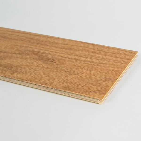 Blue Ridge Hardwood Flooring Natural Red Oak 3/8 in. T X 5 in. W Tongue & Groove Smooth Engineered Hardwood Flooring (24.5 sq.ft./case)