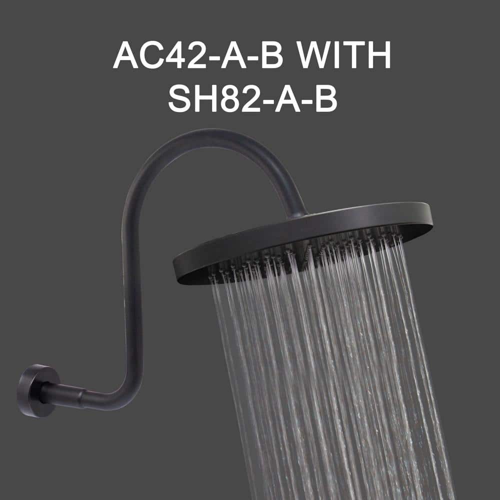 10-inch Rubbed Bronze Round Rain Shower Head