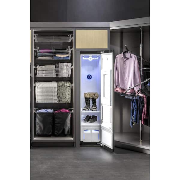 パンデイロ　ケース付　CONTEMPORÁNEA PDMV105CR Seville Classics White Expandable Wire Closet Organizer