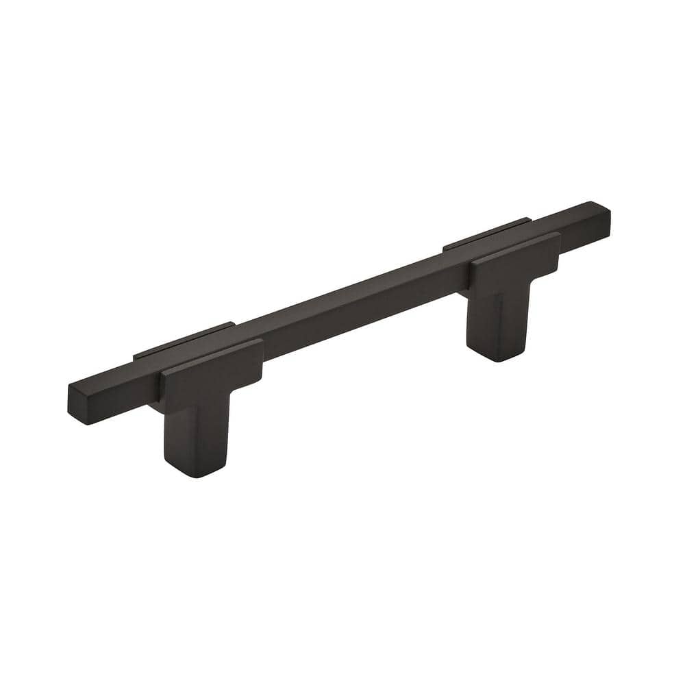 Matte Black Aluminum Modern Bar Cabinet Pull