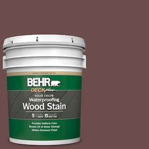 5 gal. #N150-6 Coffee Beans Solid Color Waterproofing Exterior Wood Stain