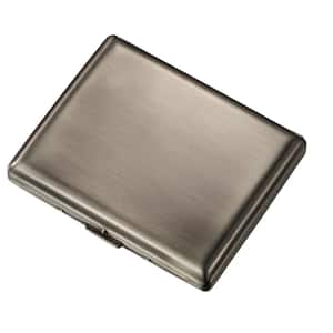 Mercury Brass Stainless Steel 100s Cigarette Case (20-Cigarettes)