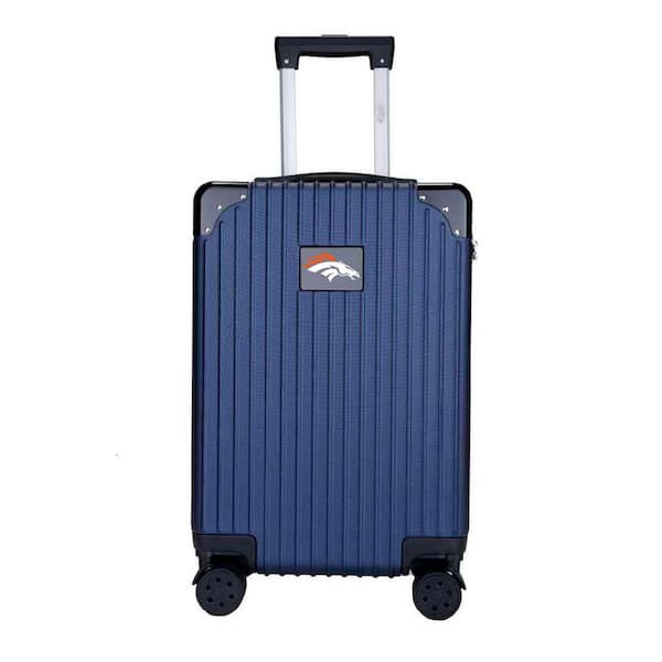 Mojo Denver Broncos premium 2-Toned 21 in. Carry-On Hardcase in Navy